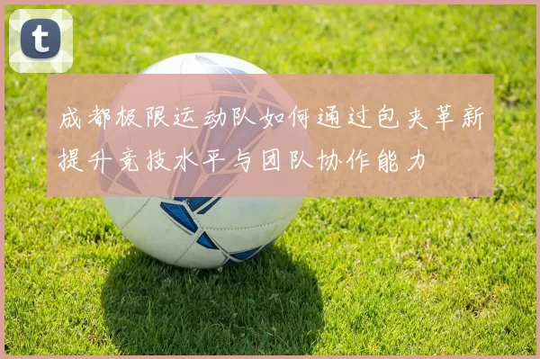 成都极限运动队如何通过包夹革新提升竞技水平与团队协作能力